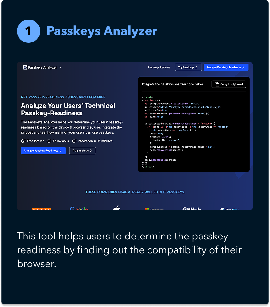 Passkeys Analyzer Tool
