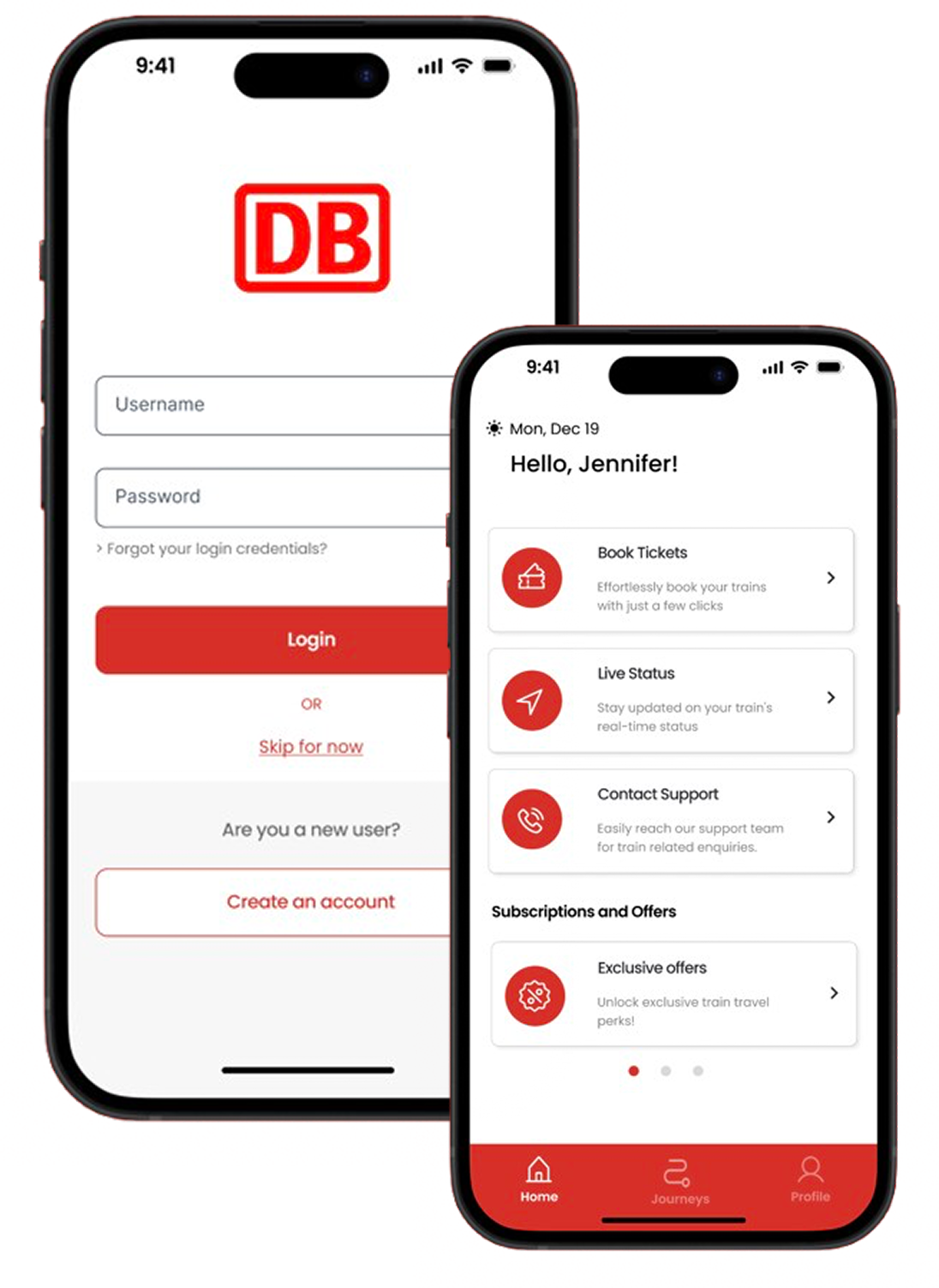 Deutsch Bahn Application Version 2.0